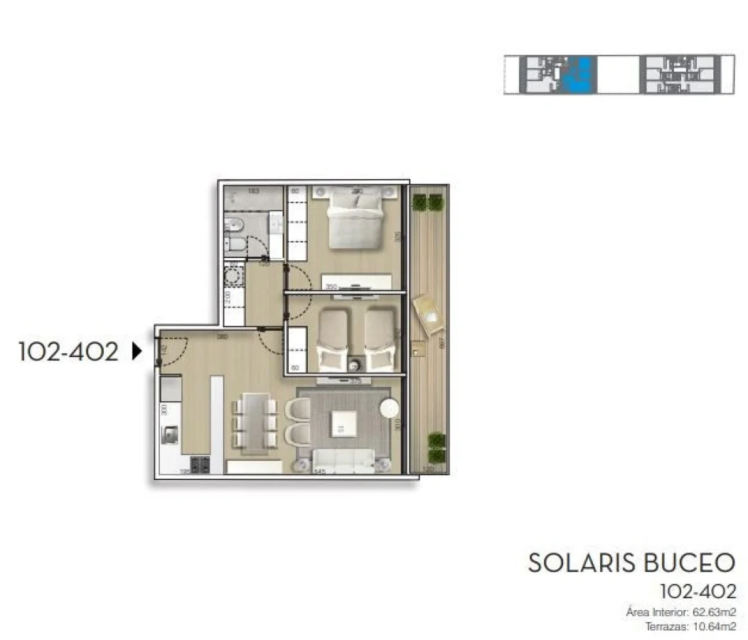Apartamento en Buceo, propiedad 284460 -Imagen 3
