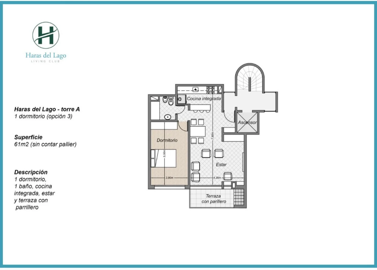 Apartamento en Haras del Lago, propiedad 286096 -Imagen 7