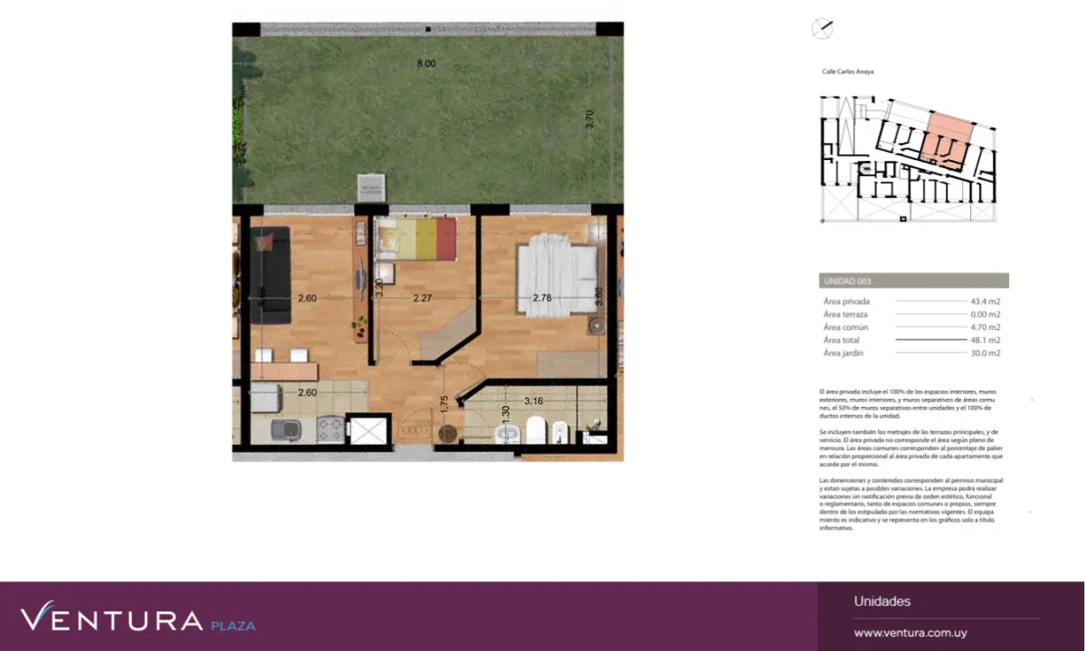 Apartamento en La Blanqueada, propiedad 286502 -Imagen 6