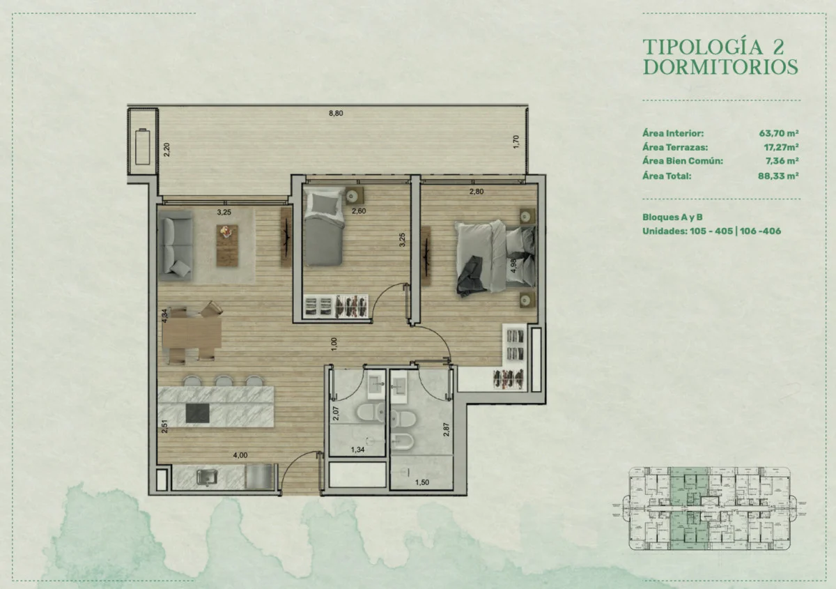 Apartamento en Maldonado, propiedad 286784 -Imagen 10