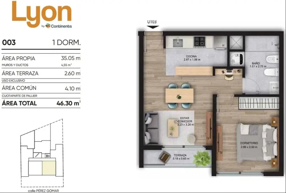 Apartamento en Malvín, propiedad 268357 -Imagen 7