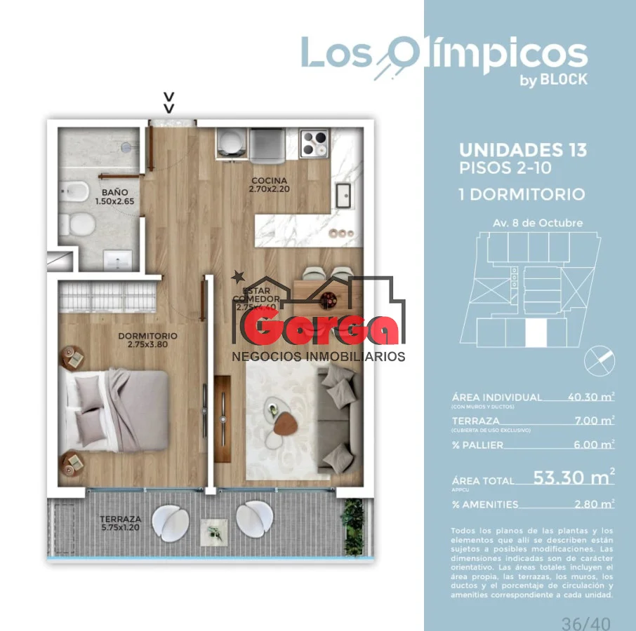 Apartamento en La Blanqueada, propiedad 148465 -Imagen 4