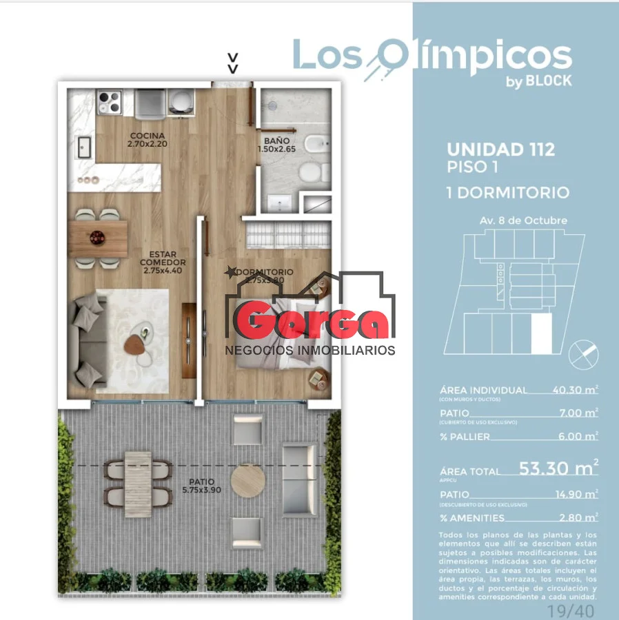 Apartamento en La Blanqueada, propiedad 148465 -Imagen 6