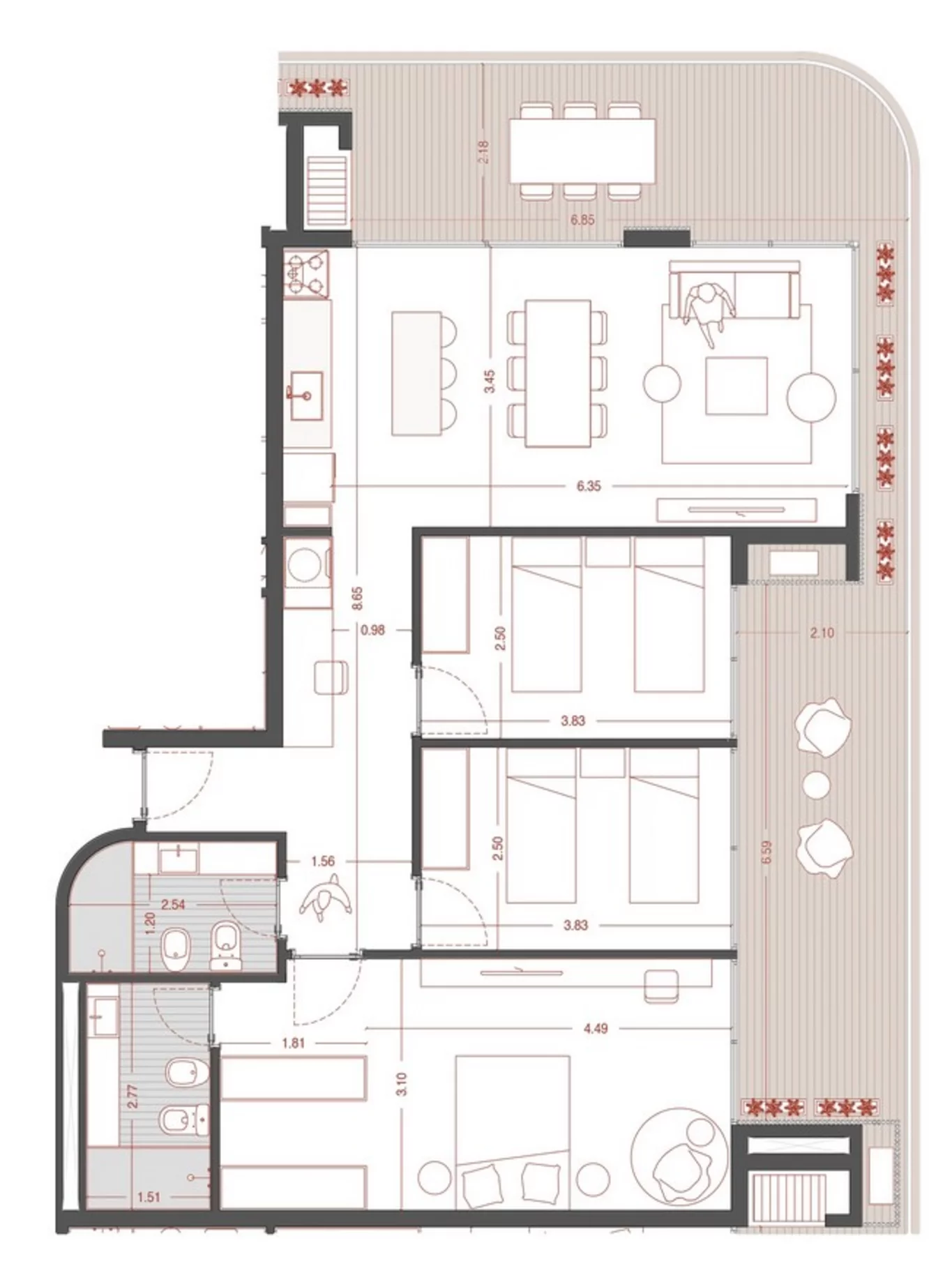 Apartamento en Parque Carrasco, propiedad 271319 -Imagen 14