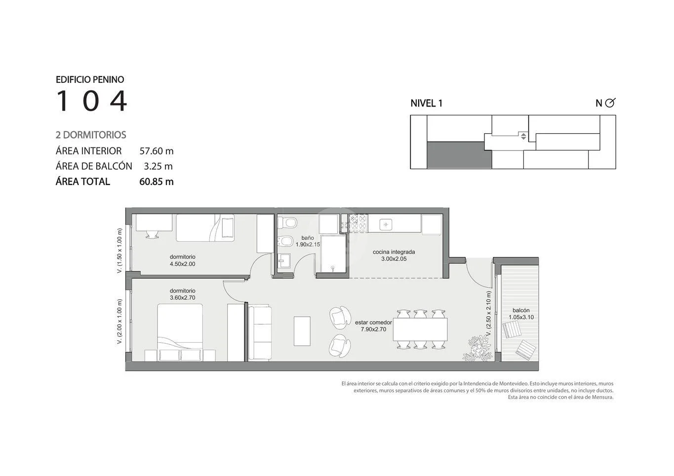 Apartamento en Unión, propiedad 286441 -Imagen 18