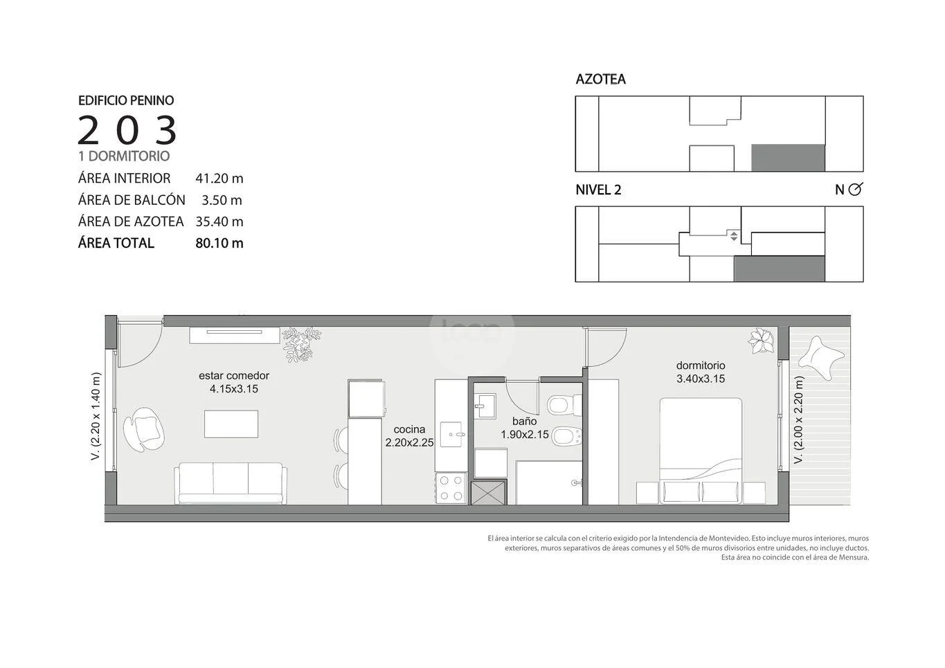 Apartamento en Unión, propiedad 286444 -Imagen 16