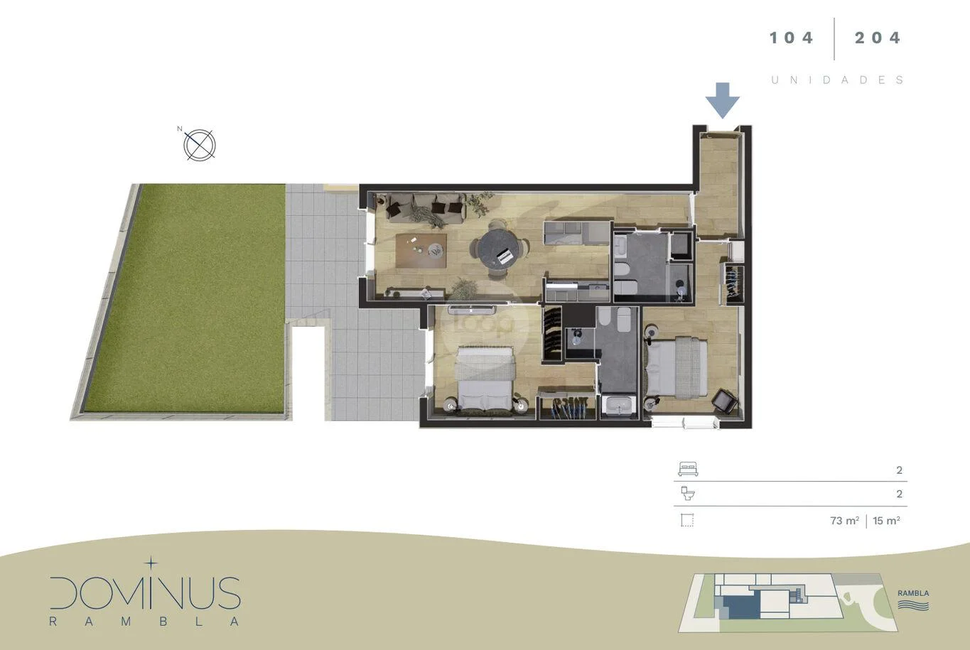 Apartamento en Punta Gorda, propiedad 298485 -Imagen 2