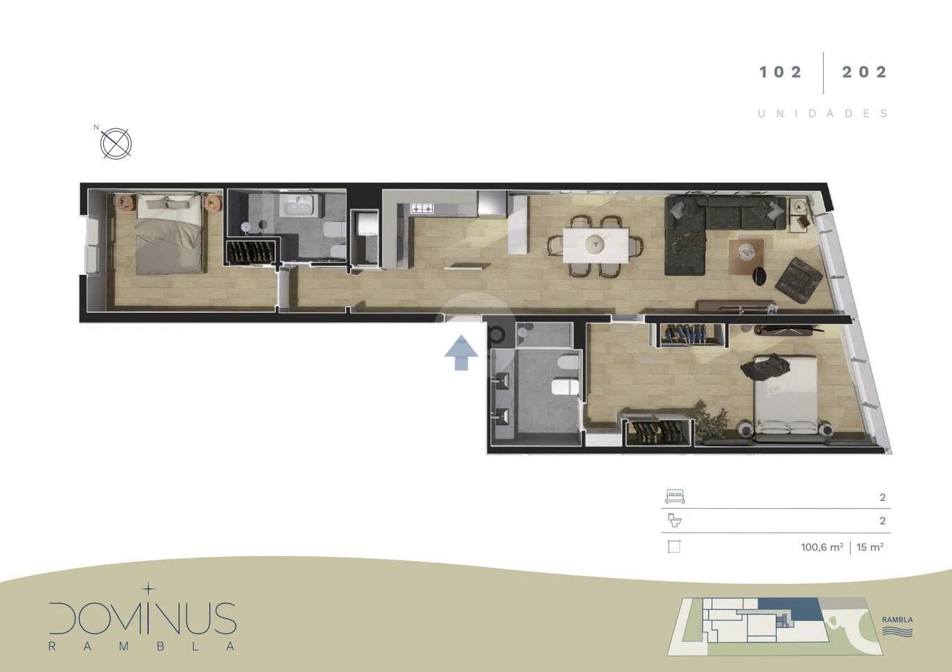 Apartamento en Punta Gorda, propiedad 299104 -Imagen 2