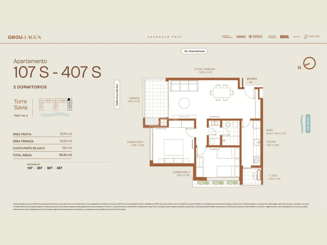 Apartamento en Ciudad de la Costa, propiedad 299450 -Imagen 2