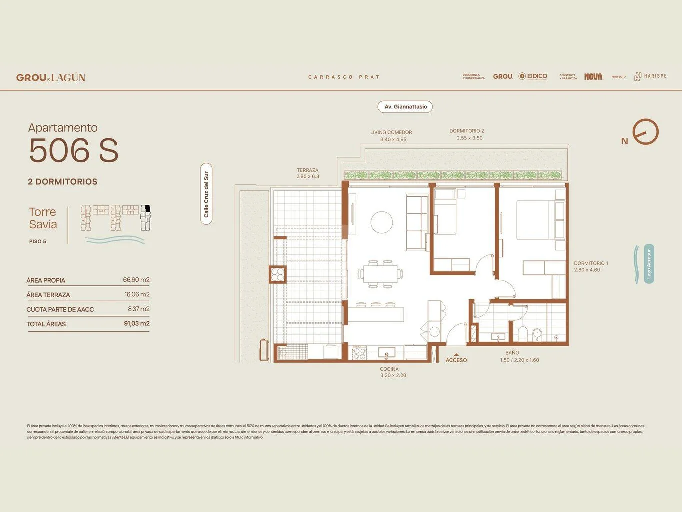 Apartamento en Ciudad de la Costa, propiedad 299454 -Imagen 2