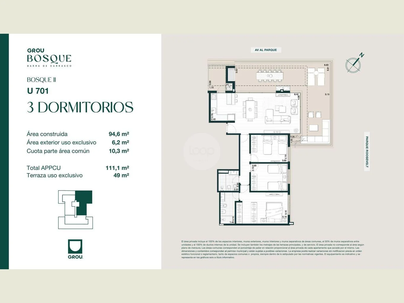 Apartamento en Barra de Carrasco, propiedad 299506 -Imagen 2