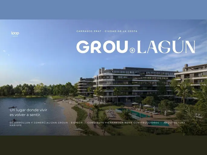 Penthouse de 2 dormitorios con terraza a lo largo del living — Lagún, Carrasco Prat