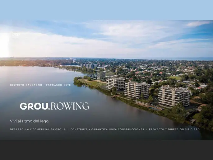 1 dormitorio frente al lago — Rowing, Distrito Calcagno