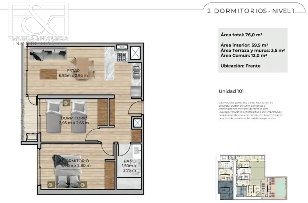 Apartamento en Barrio Sur, propiedad 289395 -Imagen 5
