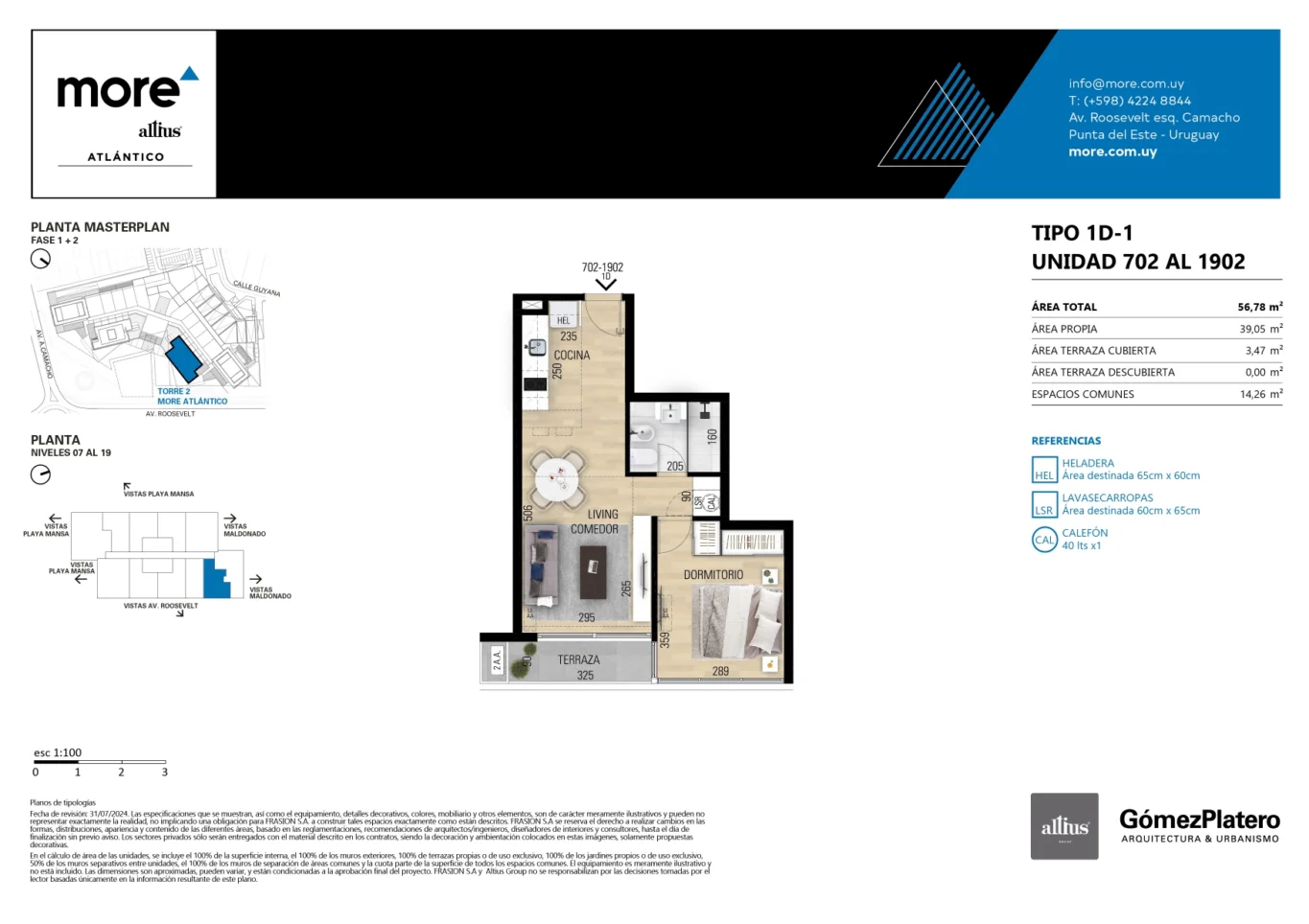 Apartamento en Punta del Este, propiedad 280059 -Imagen 14