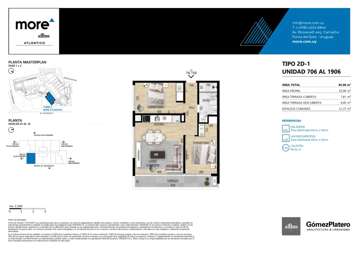 Apartamento en Punta del Este, propiedad 280060 -Imagen 14
