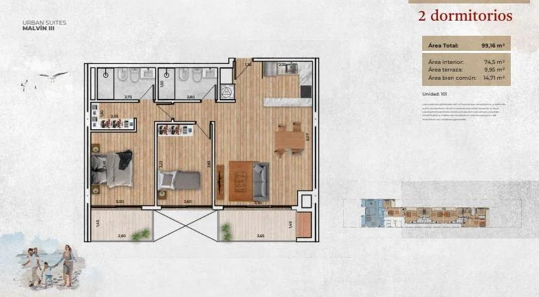 Apartamento en Malvín Norte, propiedad 181656 -Imagen 7