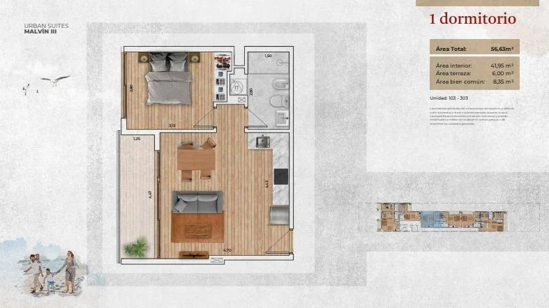 Apartamento en Malvín Norte, propiedad 181678 -Imagen 7