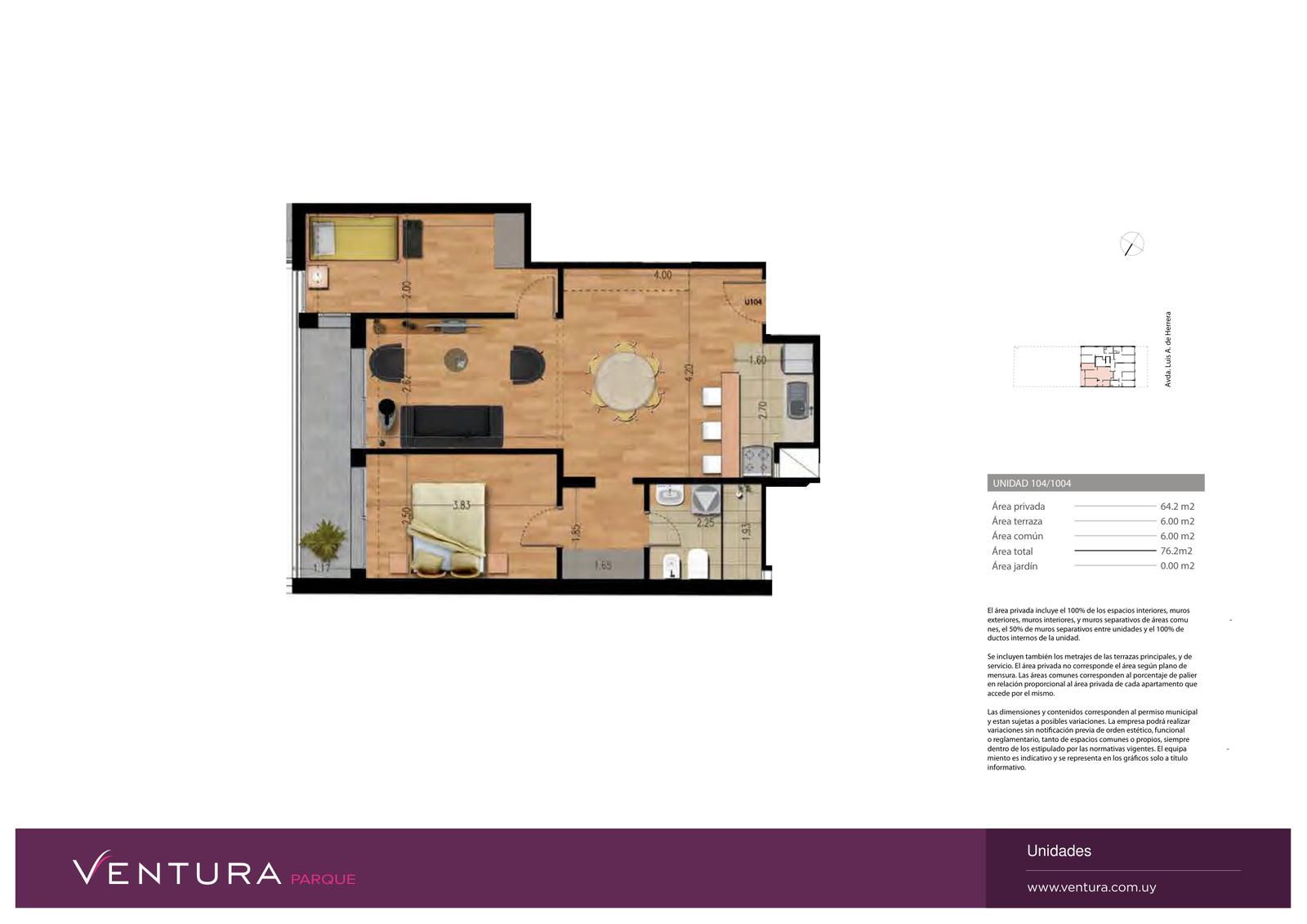 Apartamento en La Blanqueada, propiedad 273929 -Imagen 13