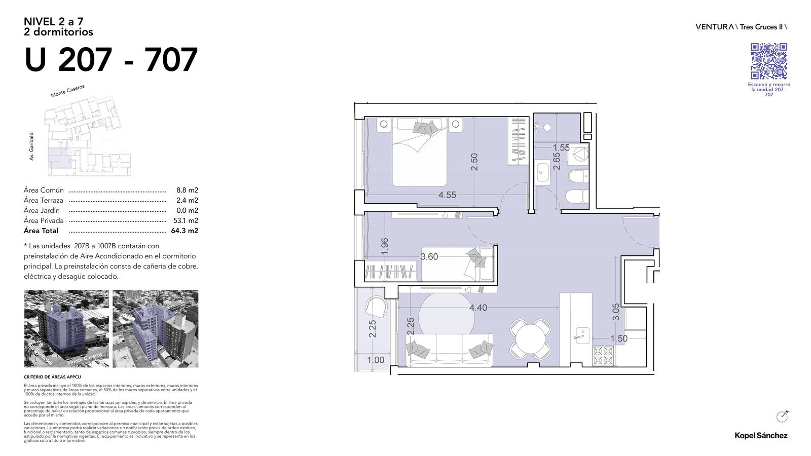 Apartamento en Tres Cruces, propiedad 274830 -Imagen 15