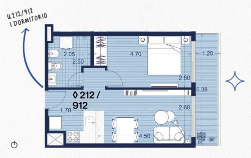 Apartamento en Palermo, propiedad 274881 -Imagen 12