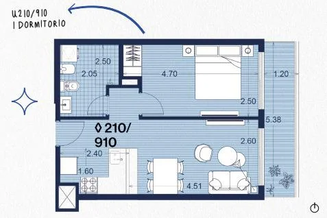Apartamento en Palermo, propiedad 274885 -Imagen 12