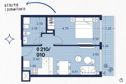 Apartamento en Palermo, propiedad 274887 -Imagen 12