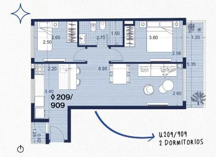 Apartamento en Palermo, propiedad 274893 -Imagen 12
