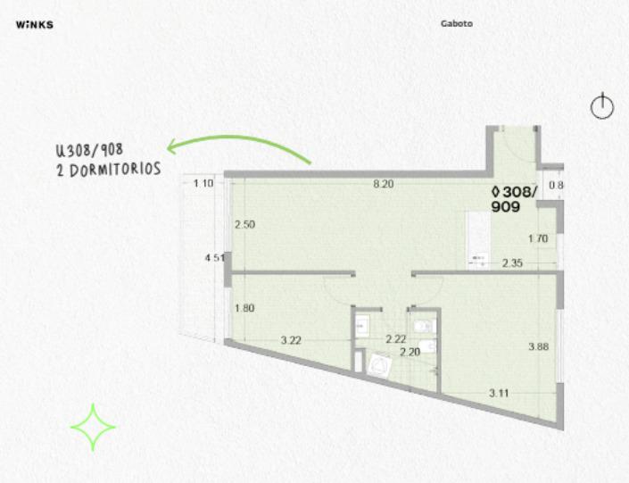 Apartamento en Palermo, propiedad 275111 -Imagen 17