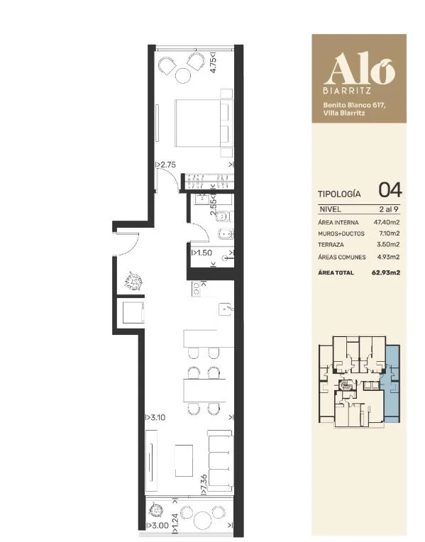 Apartamento en Villa Biarritz, propiedad 283073 -Imagen 20
