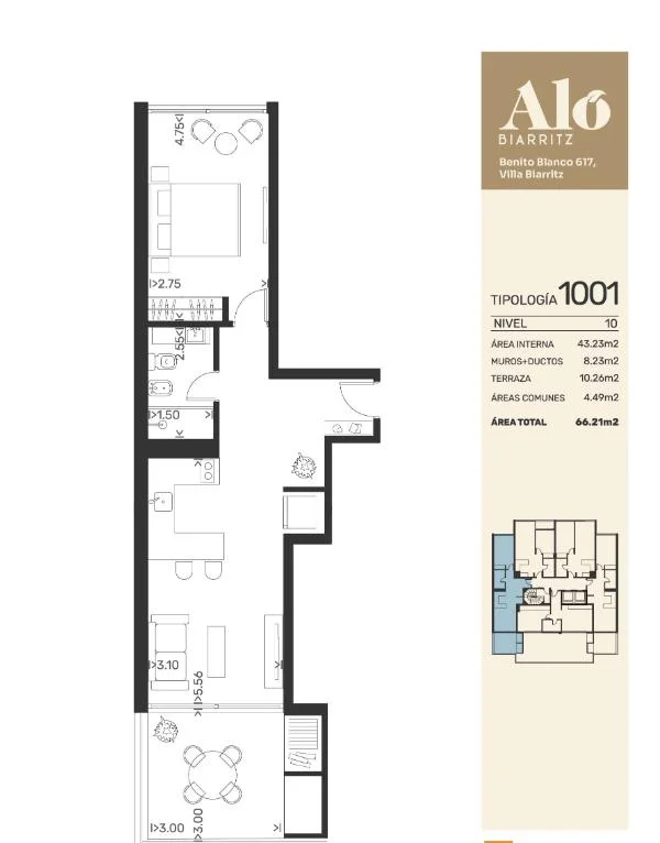 Apartamento en Villa Biarritz, propiedad 283073 -Imagen 21