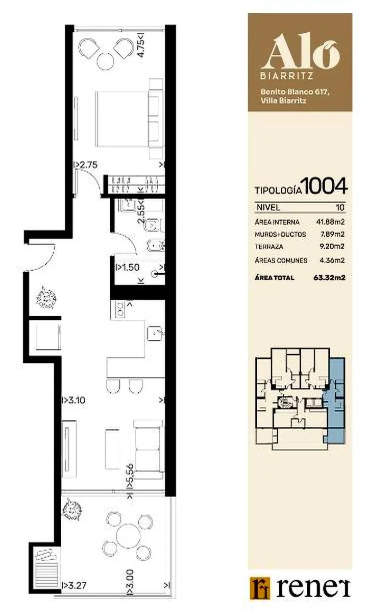 Apartamento en Villa Biarritz, propiedad 283082 -Imagen 12