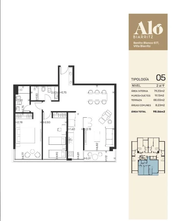 Apartamento en Villa Biarritz, propiedad 283209 -Imagen 18