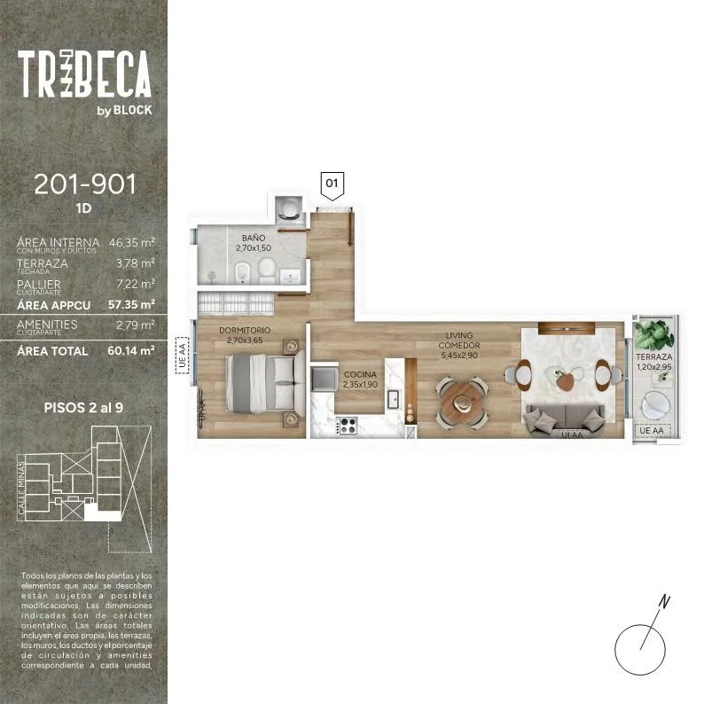 Apartamento en Cordón, propiedad 288293 -Imagen 13