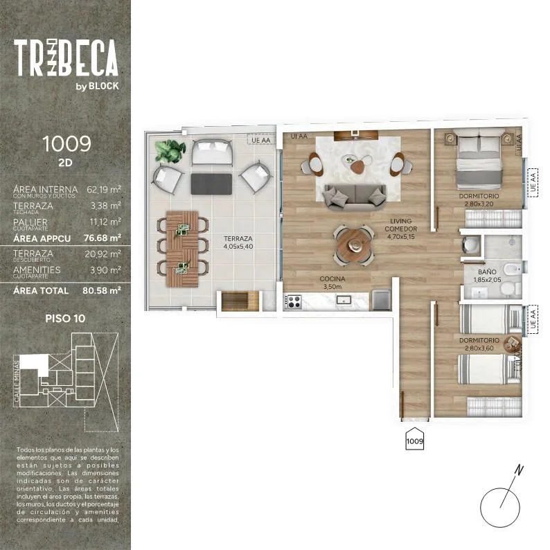 Apartamento en Cordón, propiedad 288298 -Imagen 13