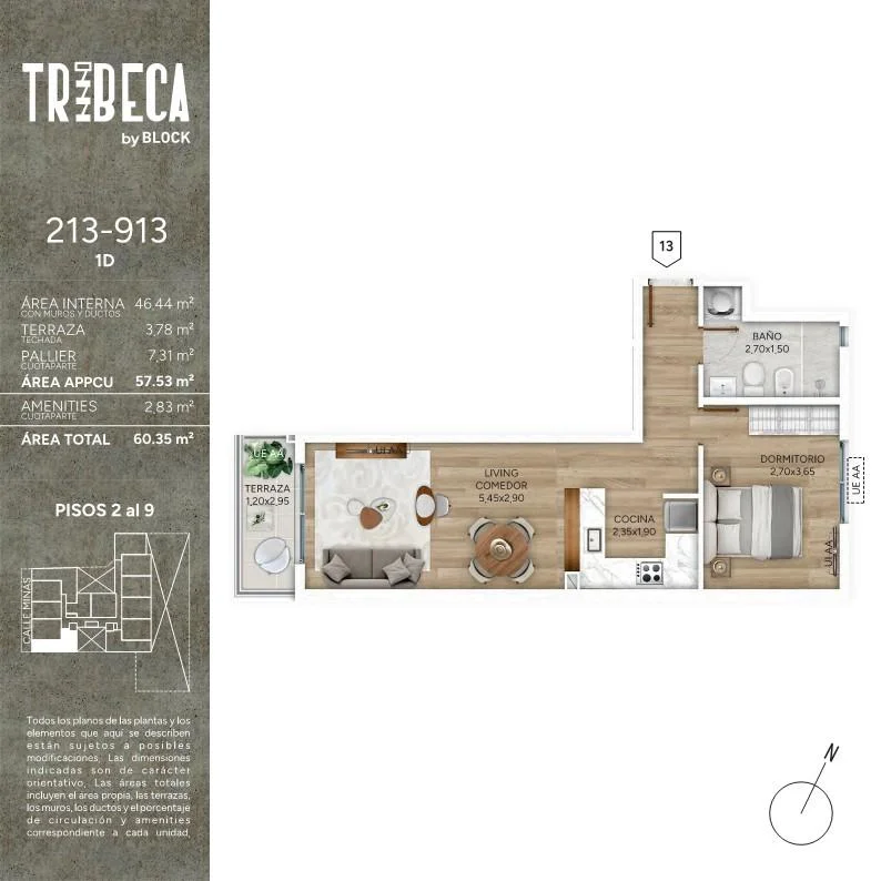 Apartamento en Cordón, propiedad 288300 -Imagen 13