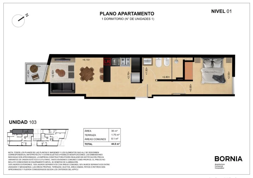 Apartamento en La Blanqueada, propiedad 288781 -Imagen 12