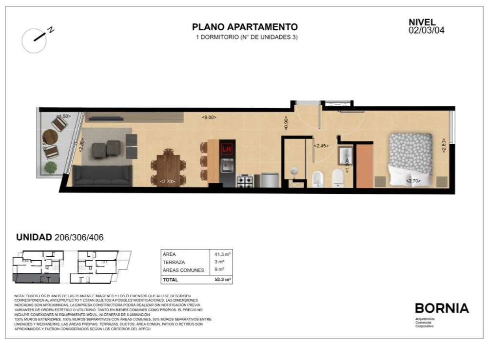 Apartamento en La Blanqueada, propiedad 288793 -Imagen 12