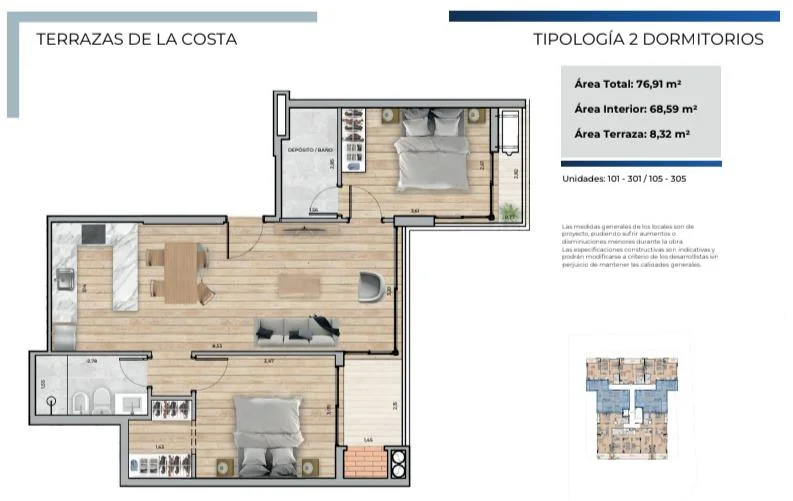 Apartamento en Ciudad de la Costa, propiedad 289240 -Imagen 17