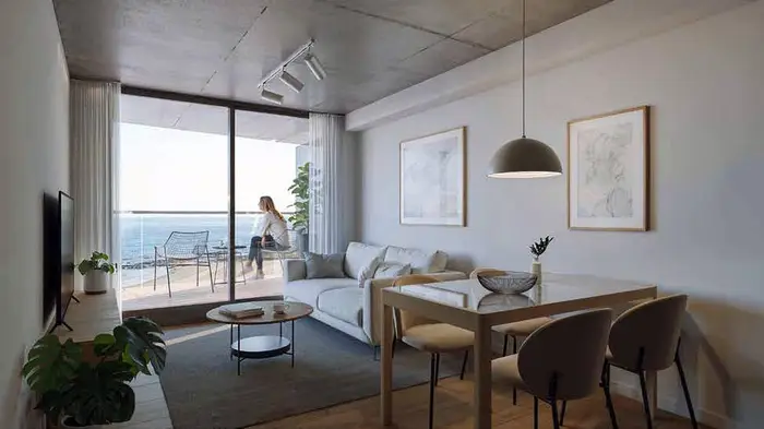 Apartamento en Venta de 1 dormitorio con gran terraza- Malvín