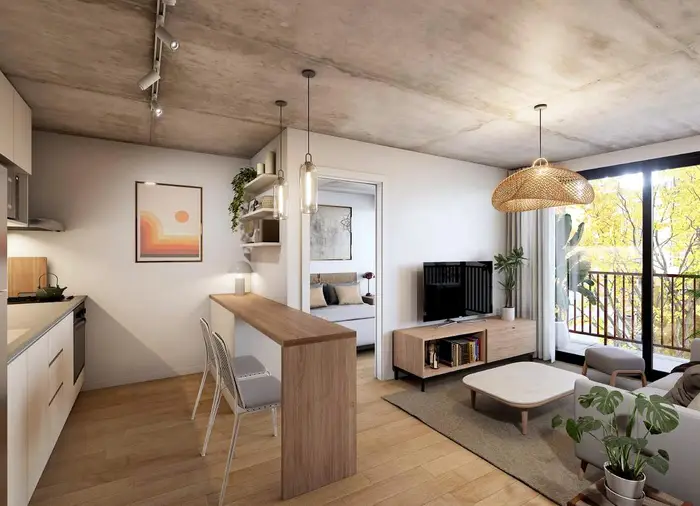 Apartamento 1 dormitorio con terraza en venta - La Blanqueada