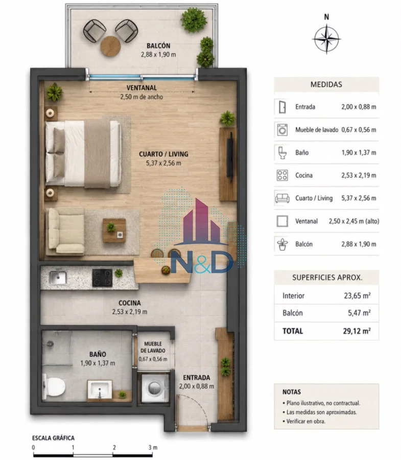 Apartamento en Pocitos, propiedad 274232 -Imagen 18