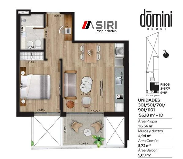 Apartamento en Cordón, propiedad 286411 -Imagen 14