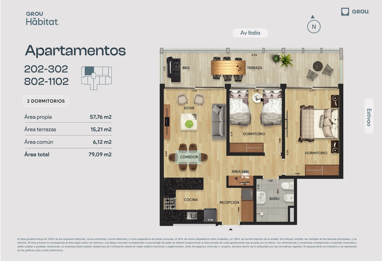 Apartamento en Parque Batlle, propiedad 272141 -Imagen 6