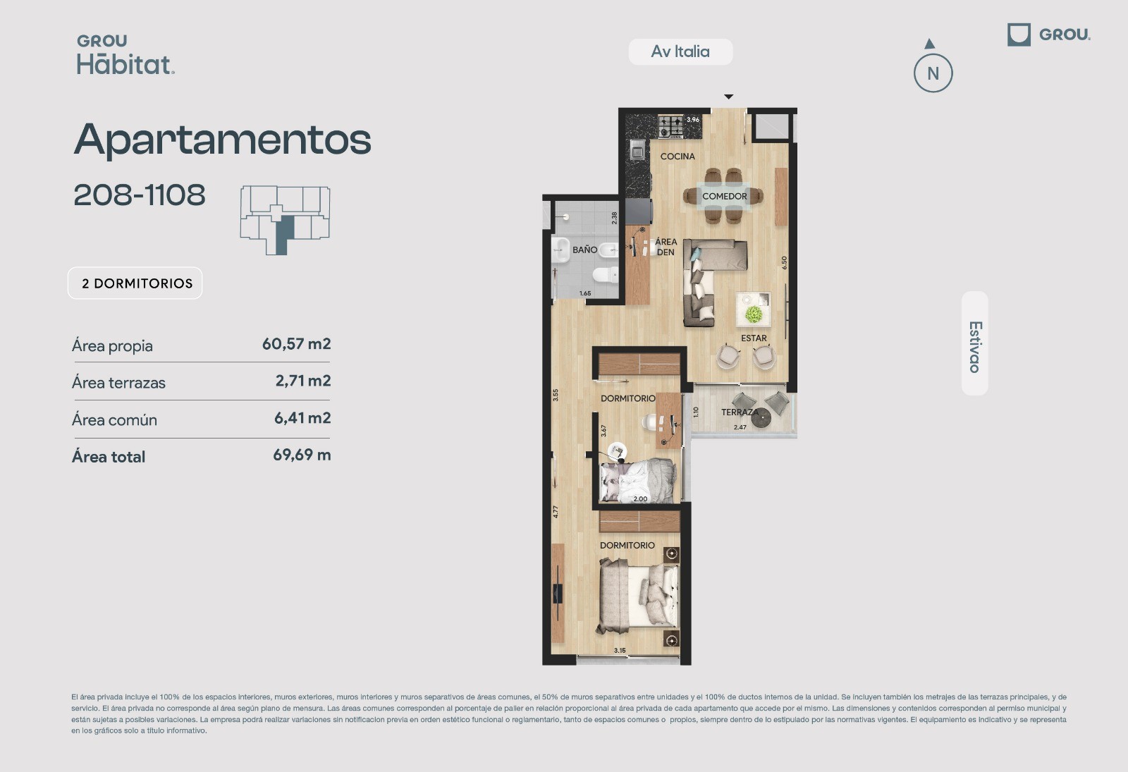 Apartamento en Parque Batlle, propiedad 272187 -Imagen 3