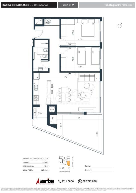 Apartamento en Parque Carrasco, propiedad 269443 -Imagen 6