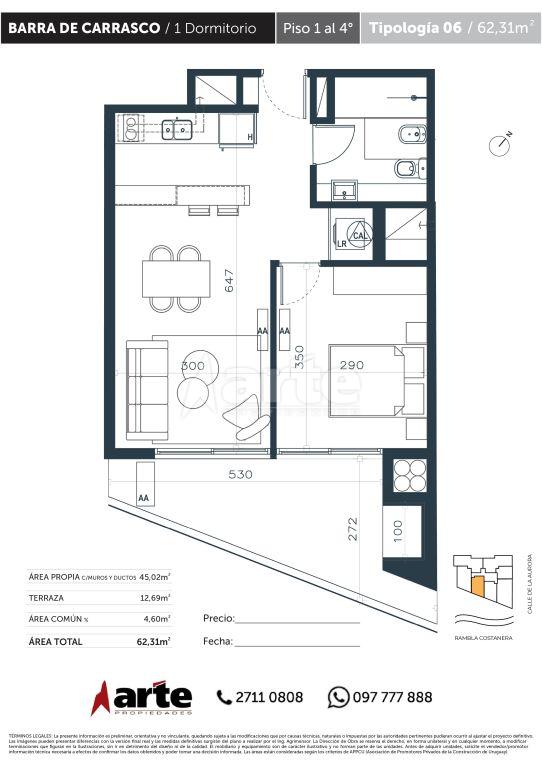 Apartamento en Parque Carrasco, propiedad 269465 -Imagen 6
