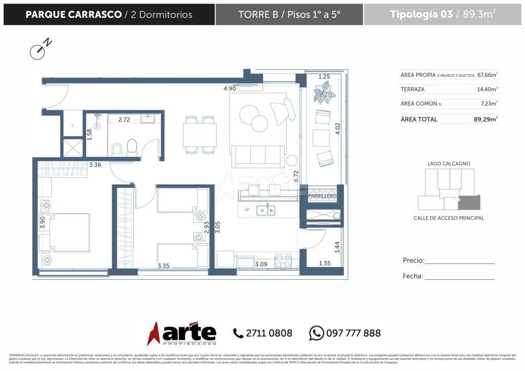 Apartamento en Parque Carrasco, propiedad 270610 -Imagen 15