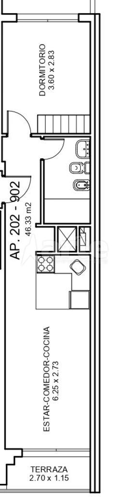 Apartamento en Tres Cruces, propiedad 272493 -Imagen 10
