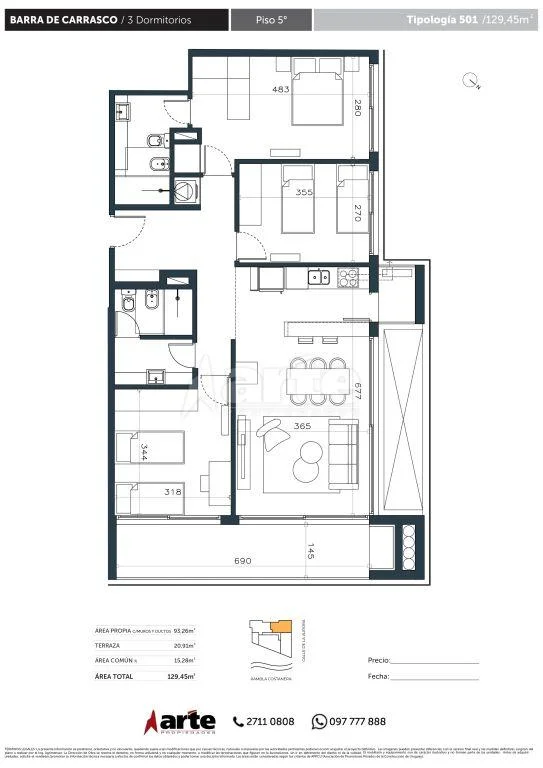 Apartamento en Parque Carrasco, propiedad 296921 -Imagen 6